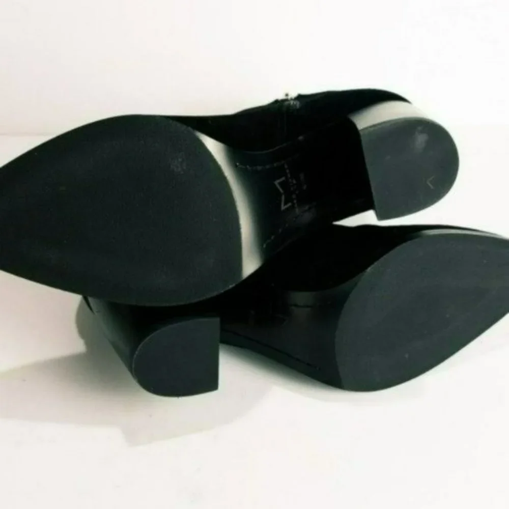 Marc Fisher LTD Giana Black Suede Booties - Picture 8 of 8
